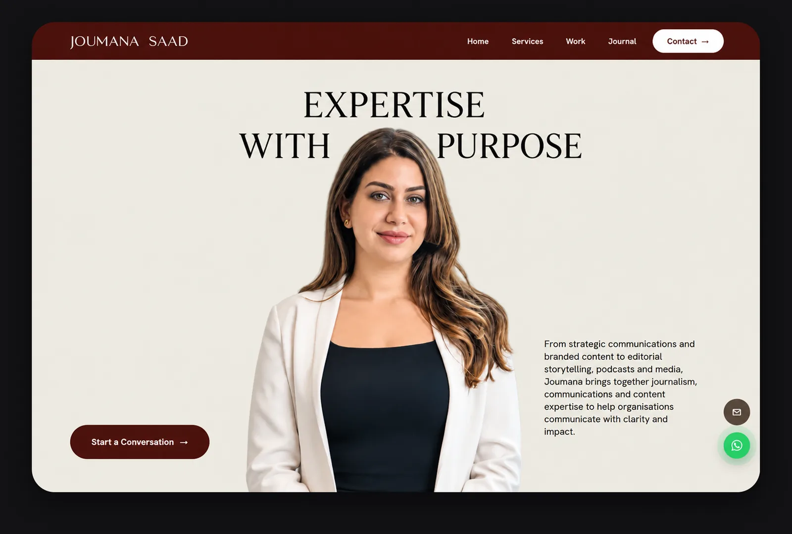 Joumana Saad — Strategic Communications